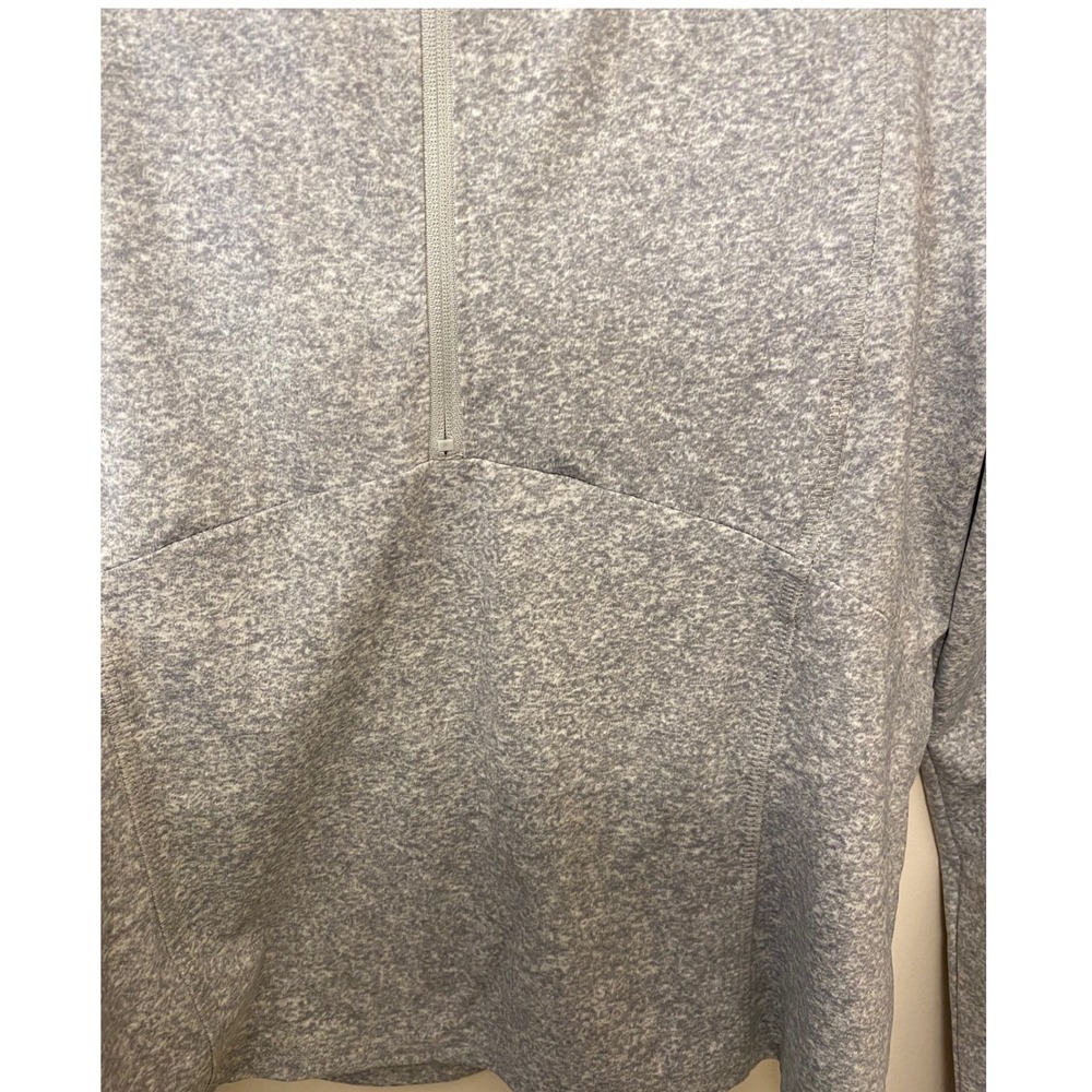 PINK Active Gray Quarter Zip Pullover Athletic To… - image 4
